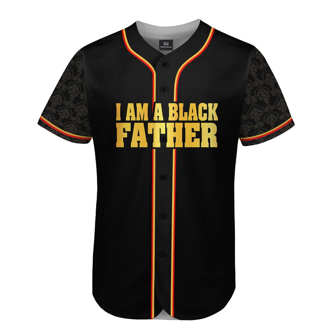 I Am A Black Father Baseball Jersey & T-shirt Bundle