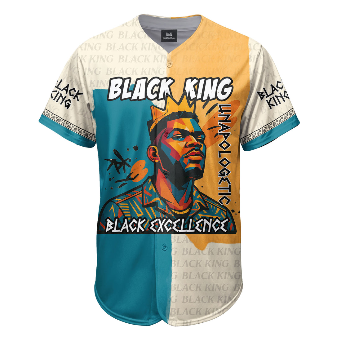 Black King Vibrance Baseball Jersey