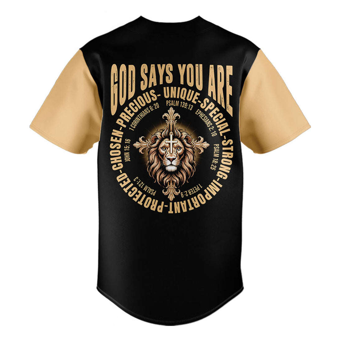 Man Of God Baseball Jersey