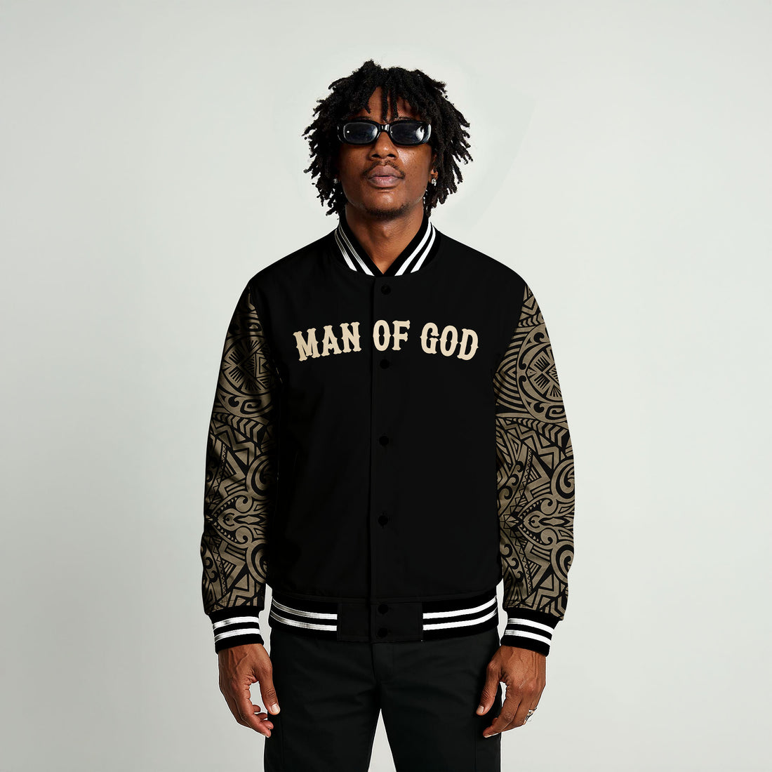 "Chosen Man" Baseball Jacket
