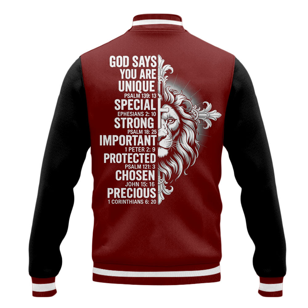 Blessed & Bold Baseball Jacket