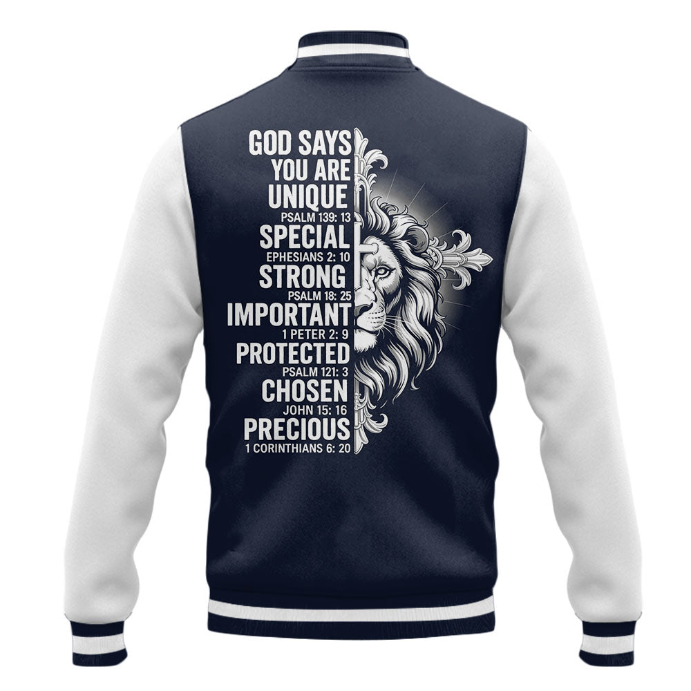 God’s Chosen Baseball Jacket