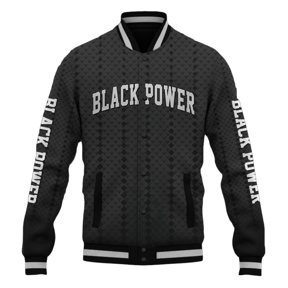 "Black DNA" Baseball Jacket