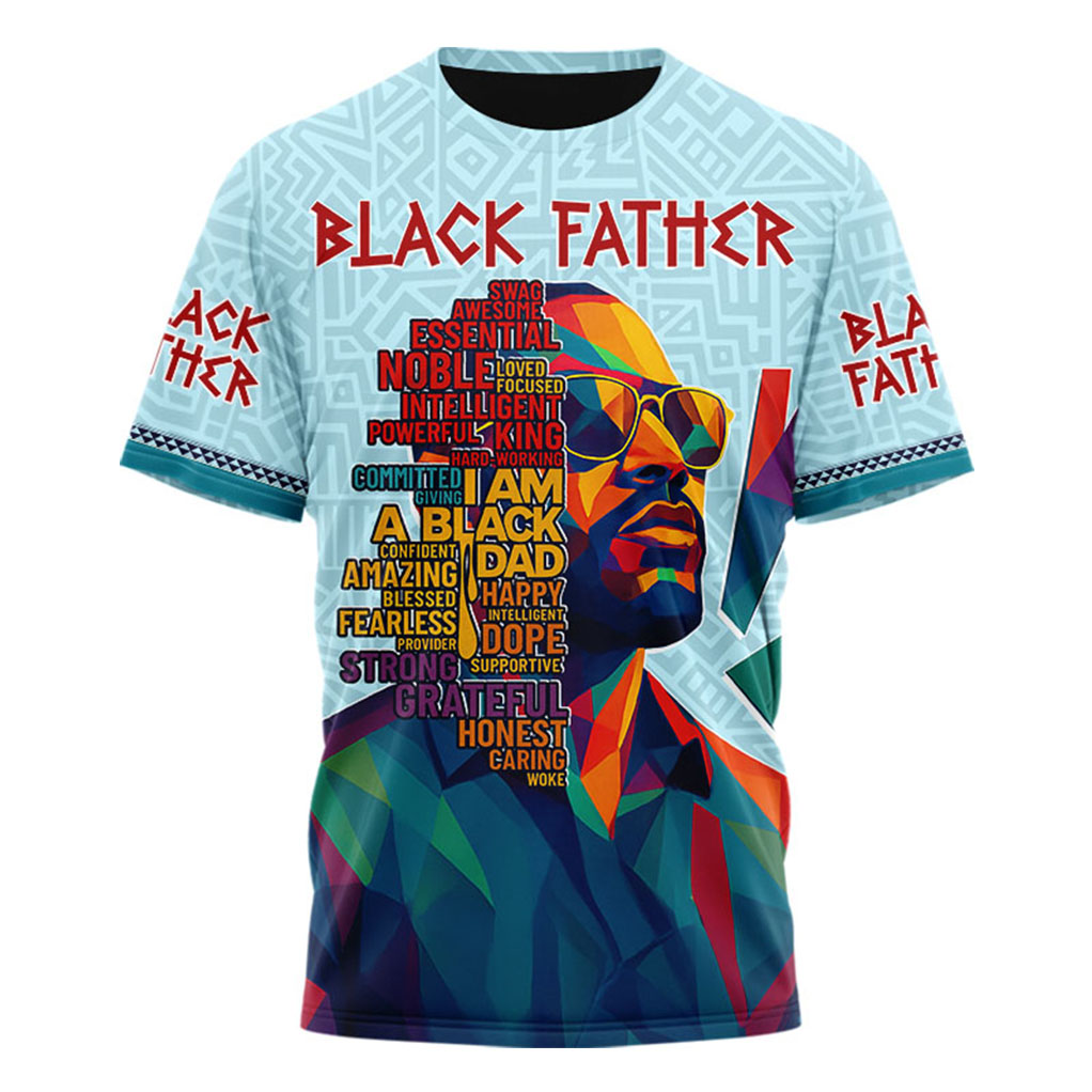 Black Father Afrocentric T-Shirt