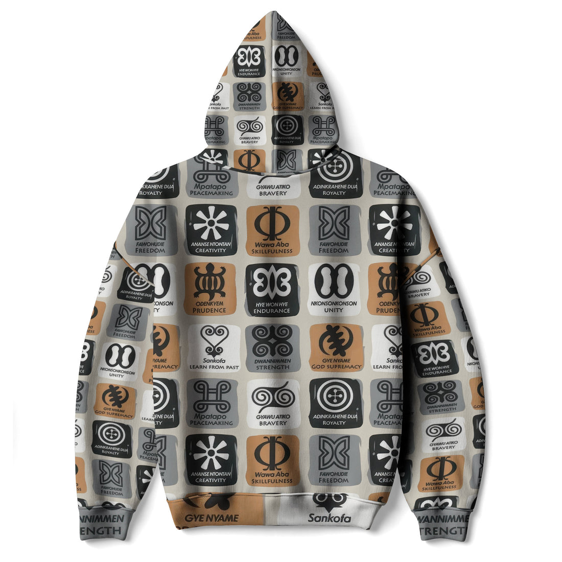 Adinkra Symbols Fashion Hoodie