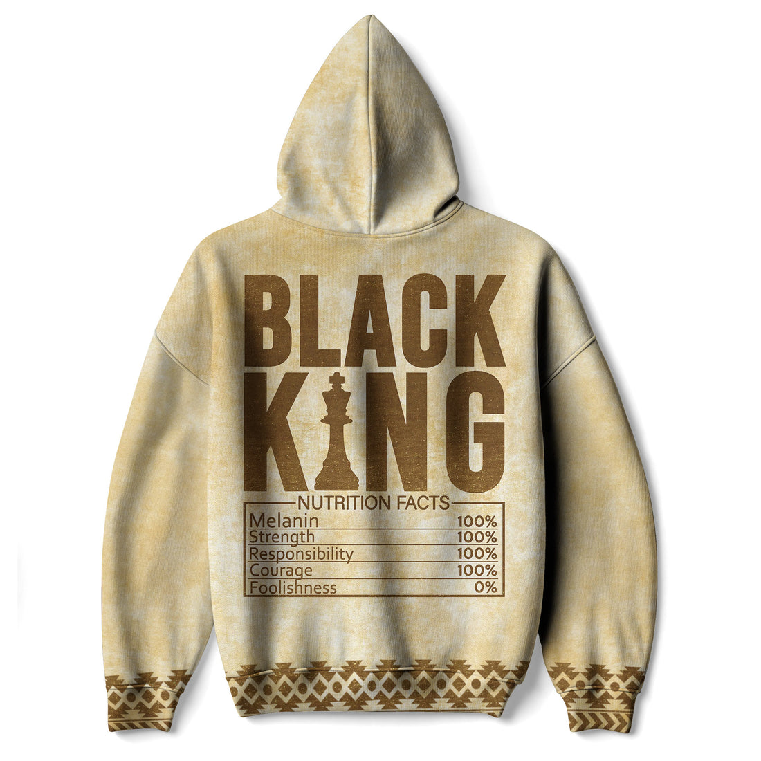 Black King Nutrition Facts Hoodie V2