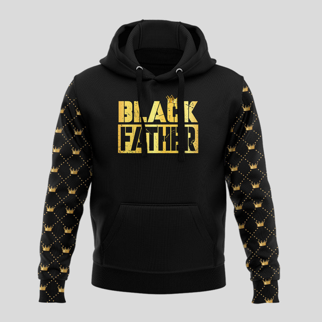 Black Father Black Leader Black King Hoodie