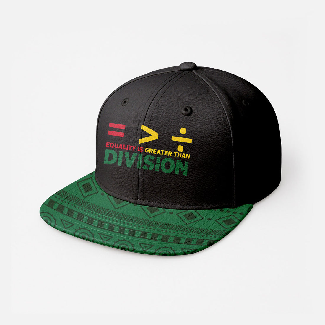 Equality Is Greater Than Division Snapback Hat