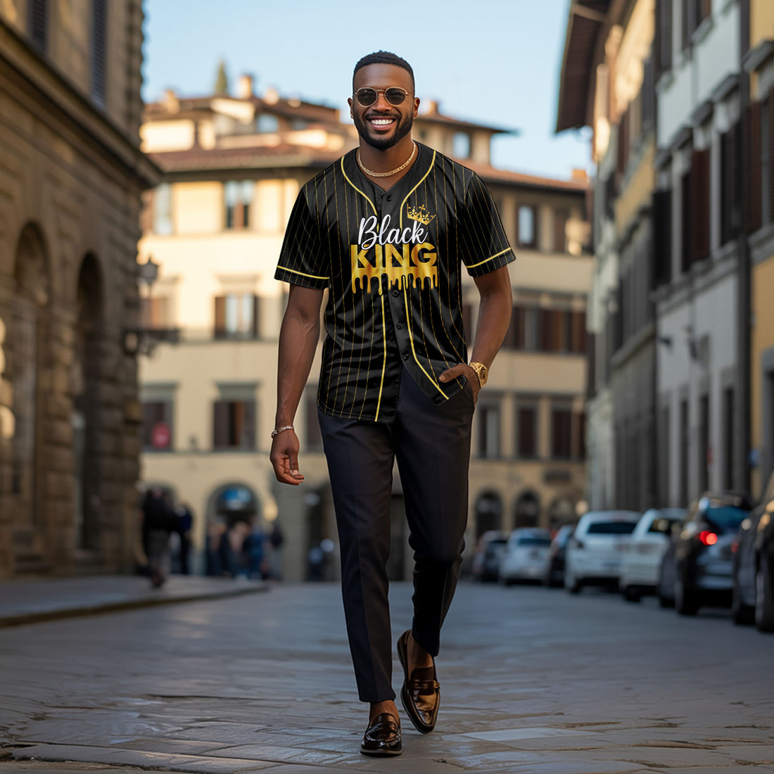 Black King The Most Powerful Baseball Jersey