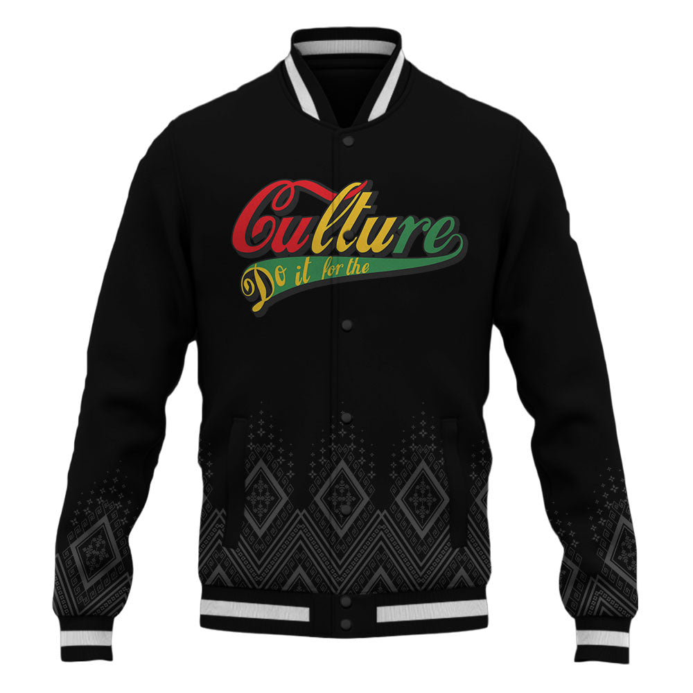 Do It For The Culture Baseball Jacket