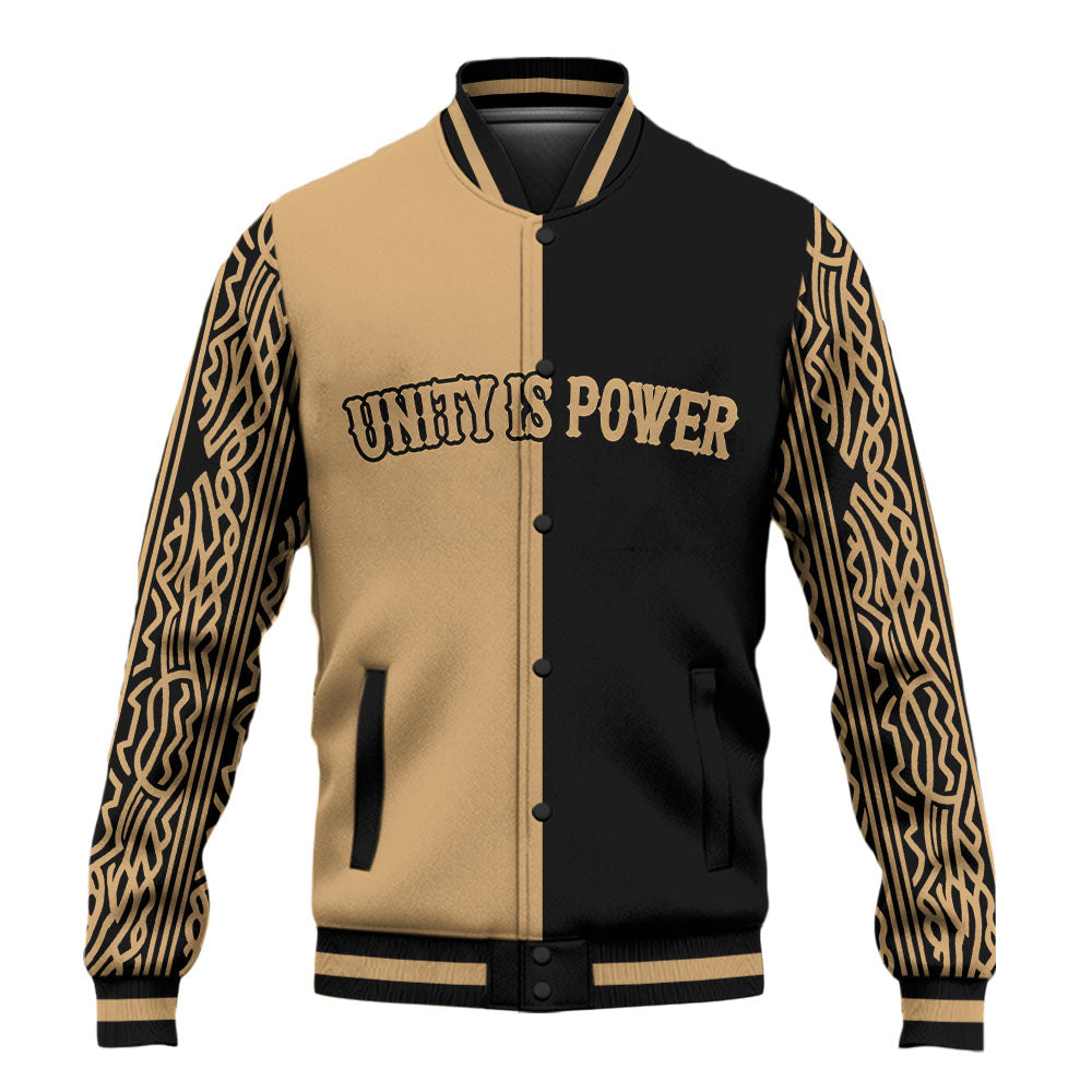 "Unity Is Power" Baseball Jacket