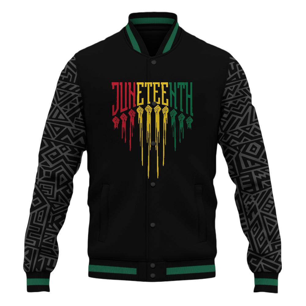 Broke Every Chain Baseball Jacket