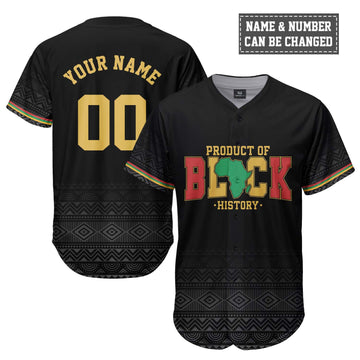 Personalized Product Of Black History Baseball Jersey