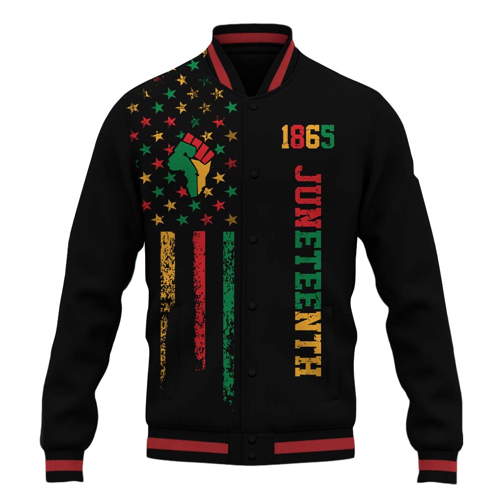 Juneteenth Is My Independence Day Baseball Jacket
