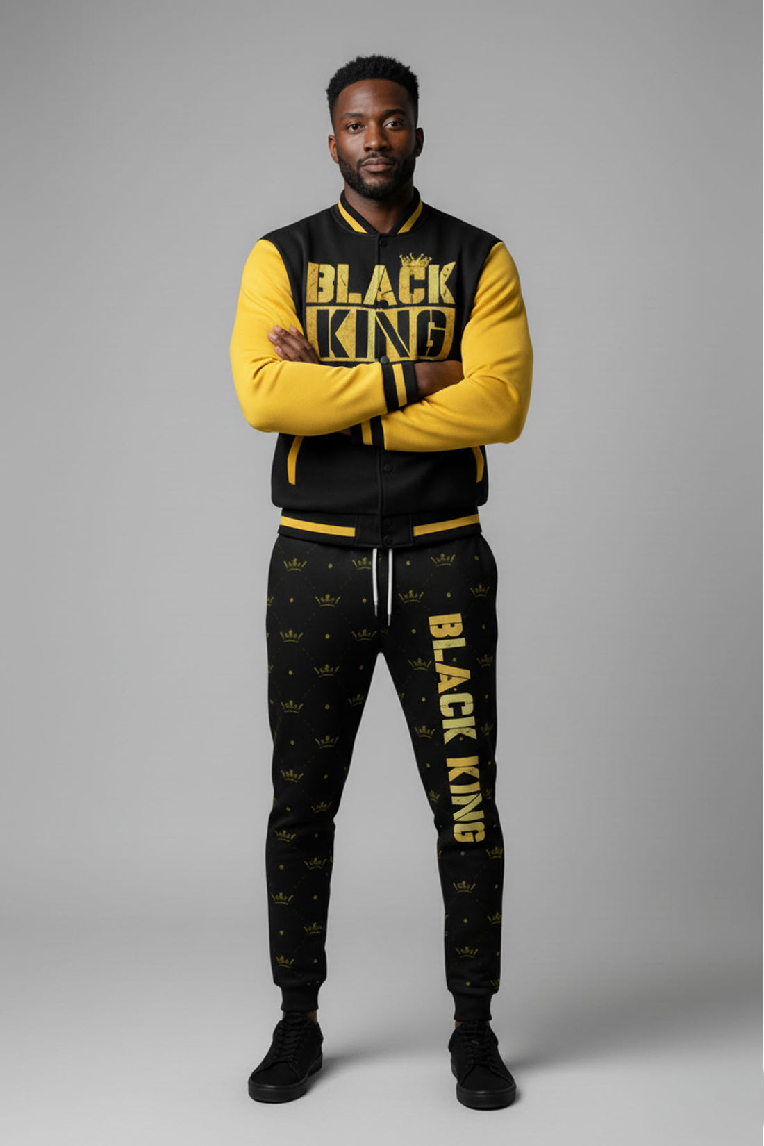 "Golden King" Baseball Jacket