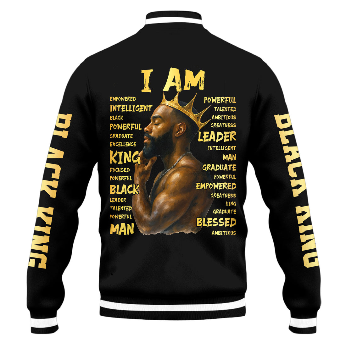 "Golden King" Baseball Jacket