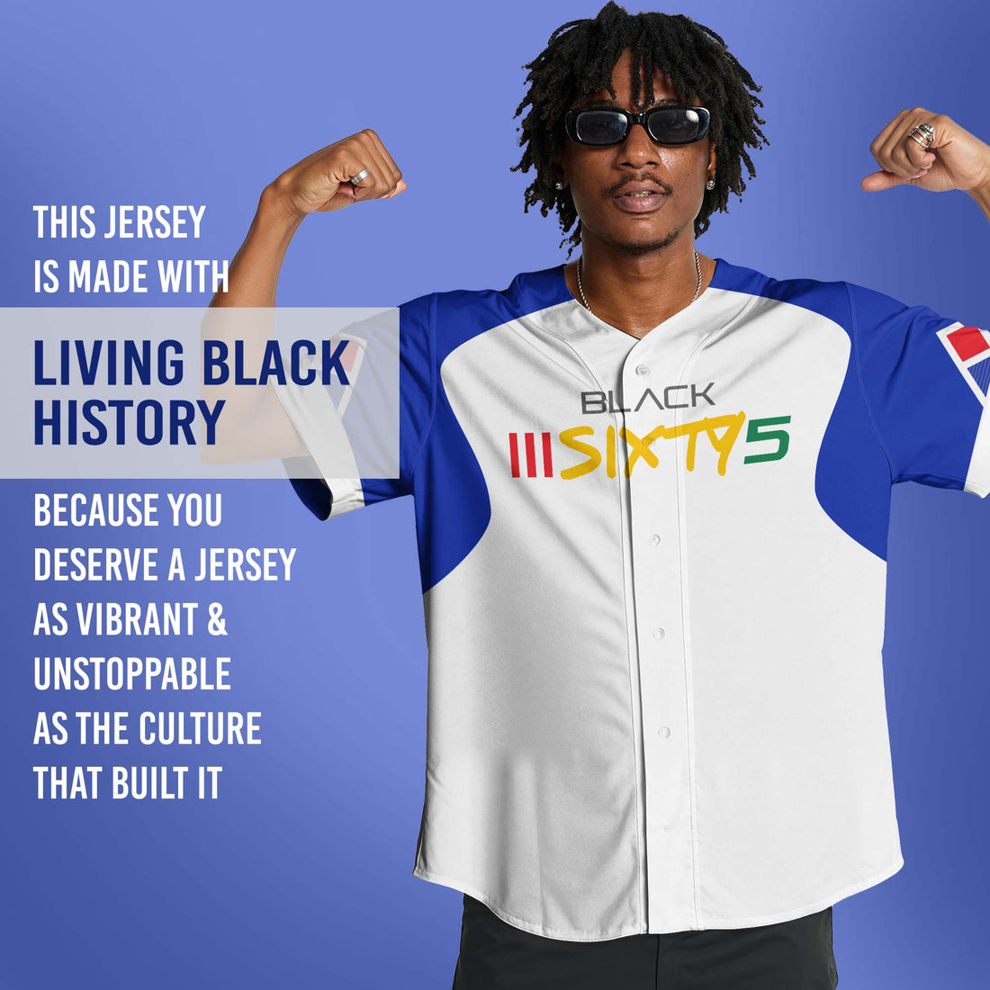 "Black 365" Baseball Jersey & Hat Bundle