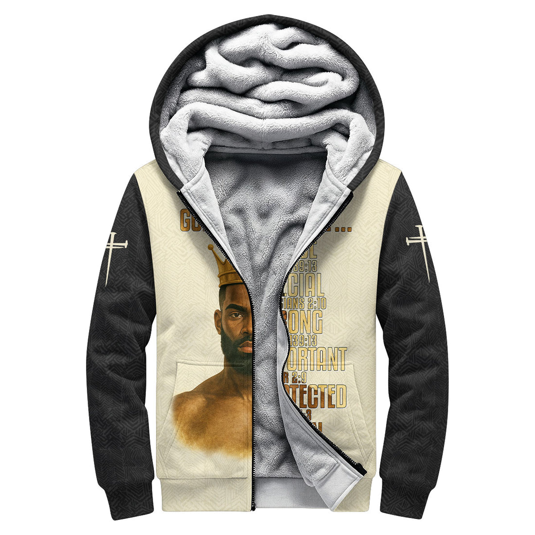 God Says You Are Fleece Hoodie