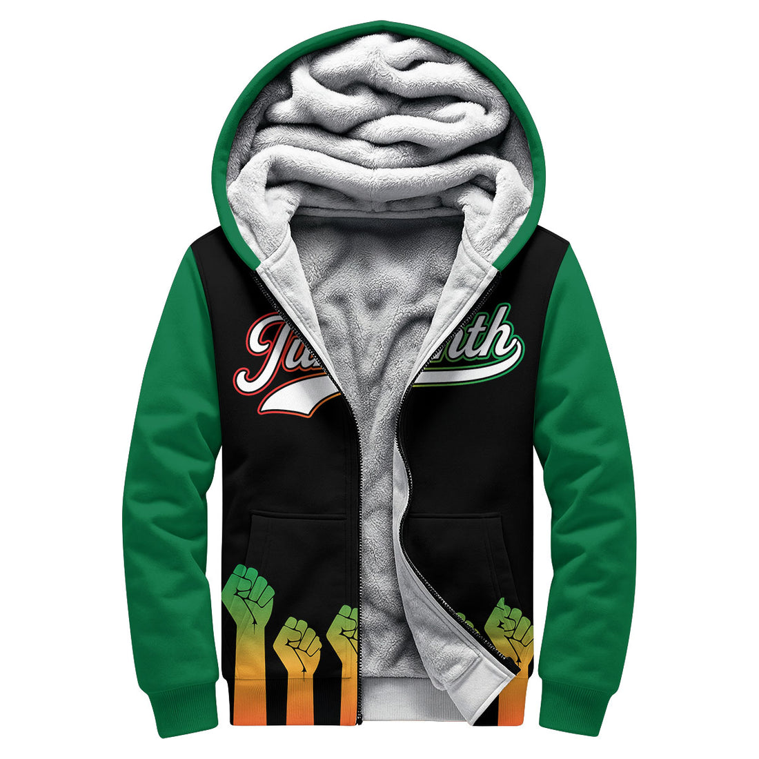 Juneteenth Is My Independence Day Fleece Hoodie