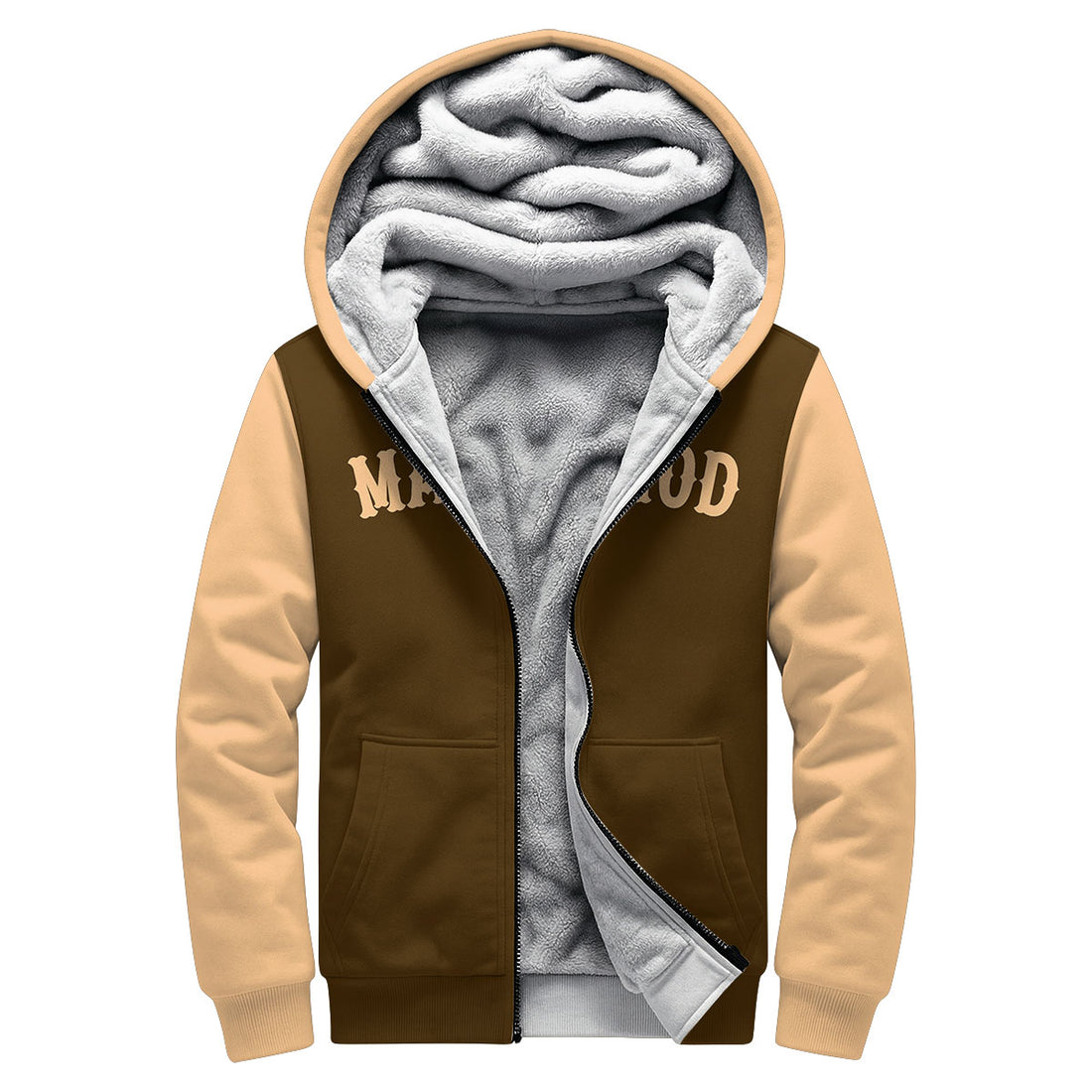 Brown Man Of God Fleece Hoodie