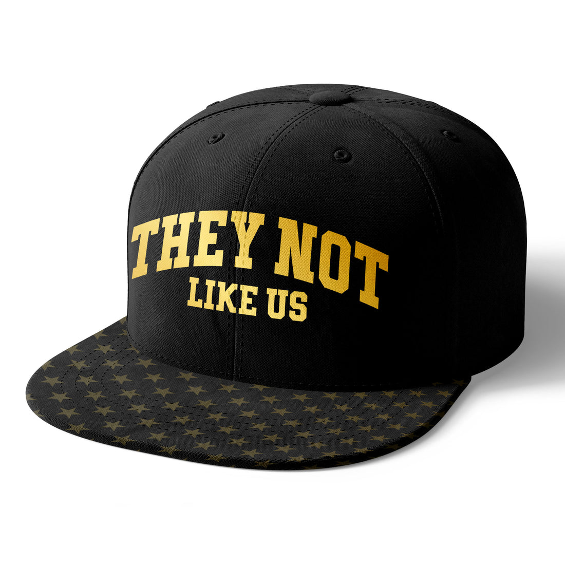 My Skin Color Is Not A Crime Snapback Hat Gold