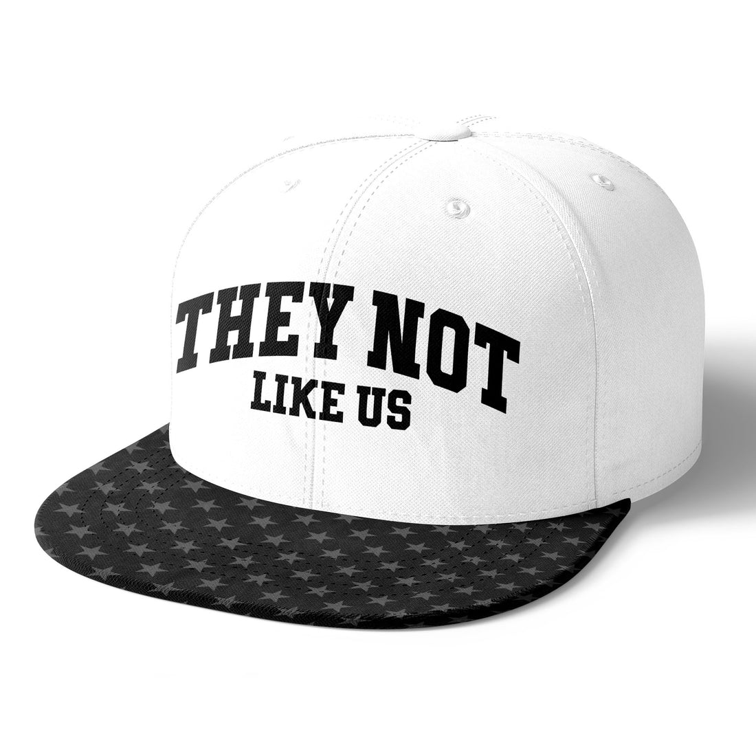 My Skin Color Is Not A Crime Snapback Hat Black & White