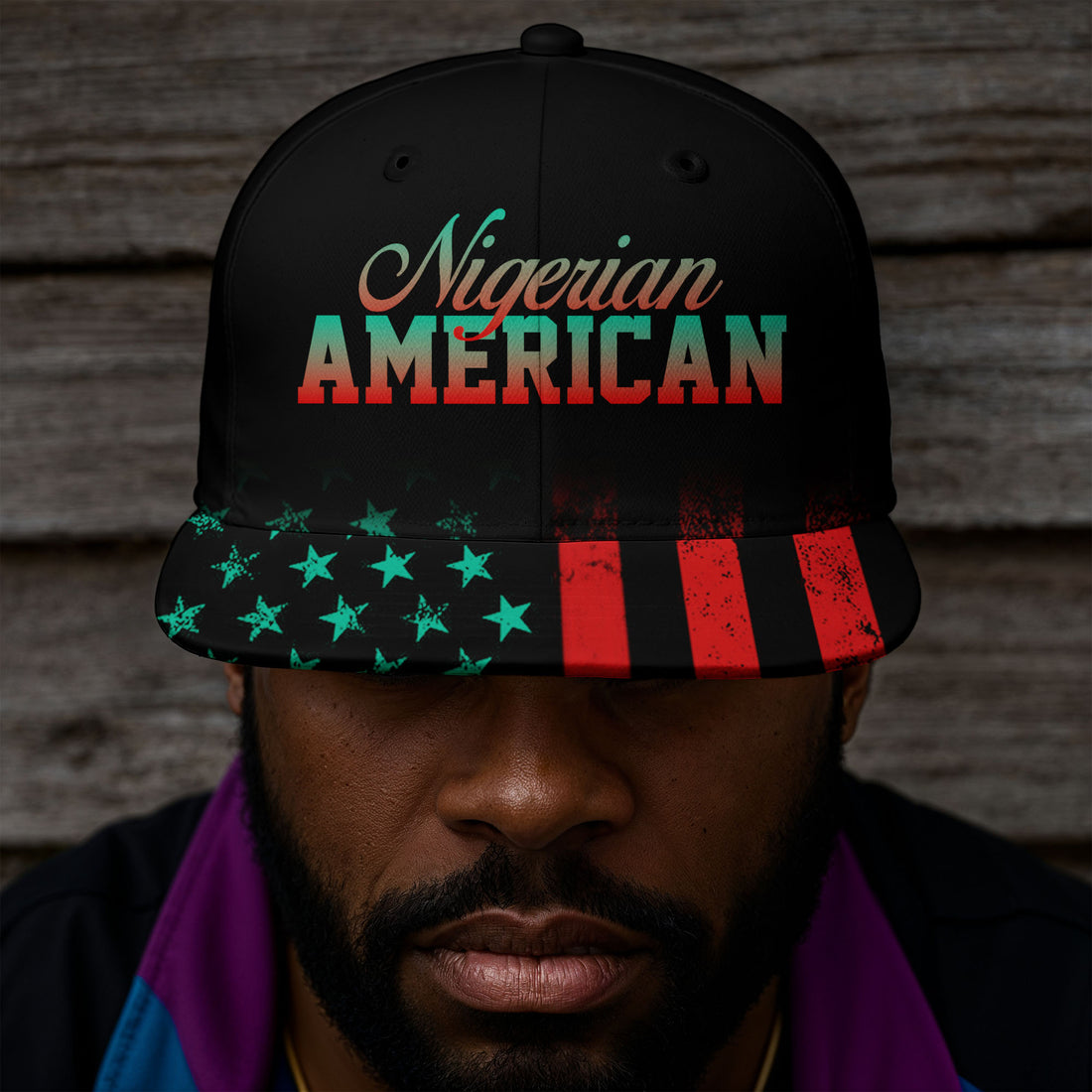 Nigerian American Snapback Hat