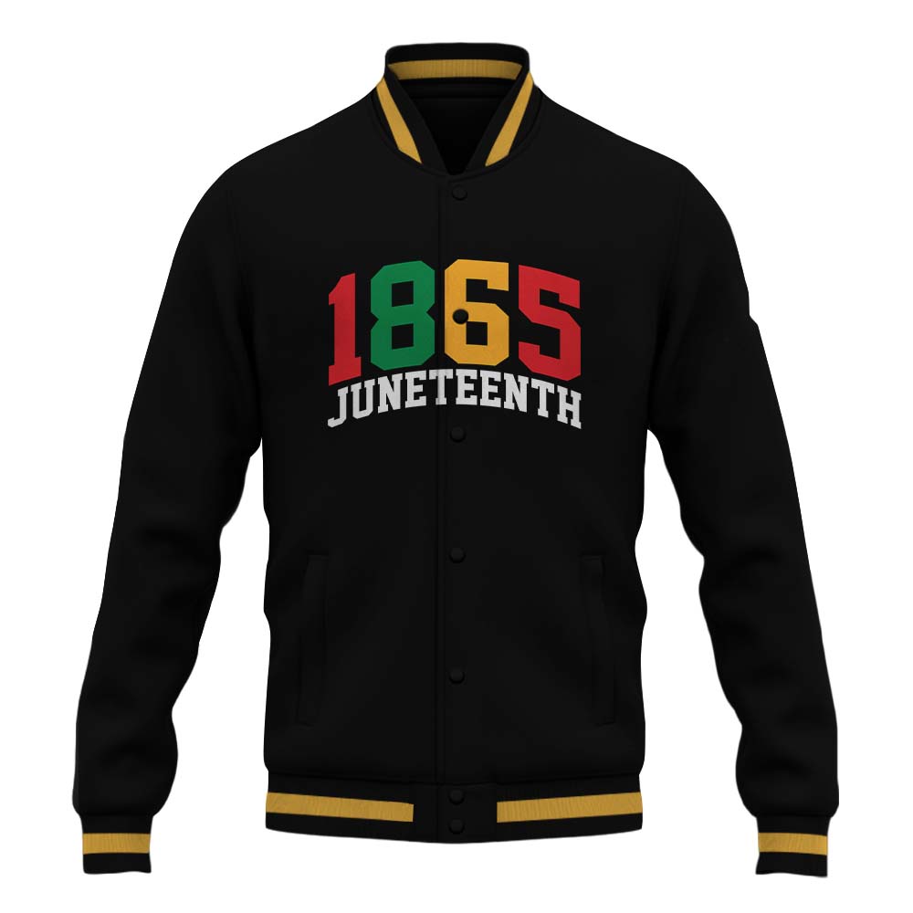 Juneteenth 1865 Baseball Jacket